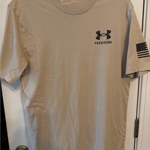 Under Armour Men's Beige Freedom Tee